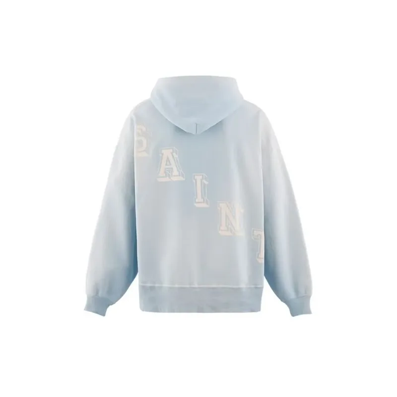 26SS New SAINT Mxxxxxx BABY MICHAEL HOODIE High-Street Oversized Cotton Hooded Sweater Printed Washed Hoodies For Men — image 5