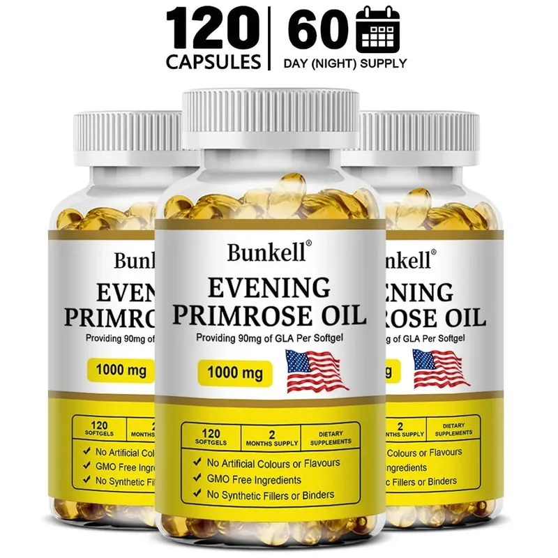 Evening Primrose Oil - Anti-oxidation Bone Strengthening Immunity Enhancement Endocrine Health Improvement