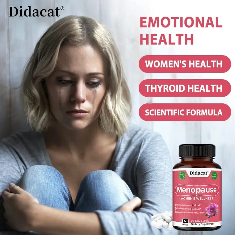 Menopause Relief Capsules - Improves Metabolism Support Weight Management Hot Flashes Night Sweats Mood Supplements for Women — image 2