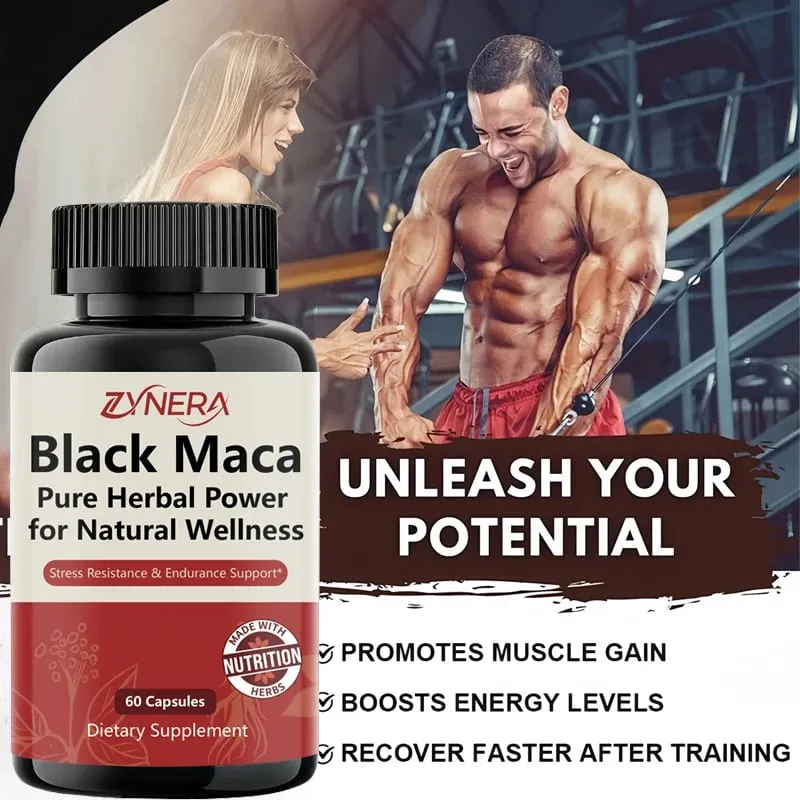 Natural Best Male Enhancing Capsules Maca Long Lasting Powerful Supplement Pill For Men Performance Support Men Healthy Energy — image 3