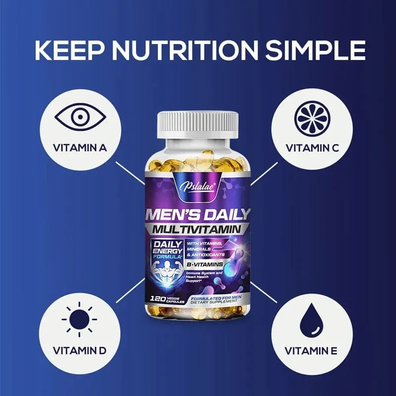 Men's Multivitamin Supplement-Daily Multivitamins and Nutrients To Support A Healthy Active Lifestyle Energy Heart Brain Health — image 4