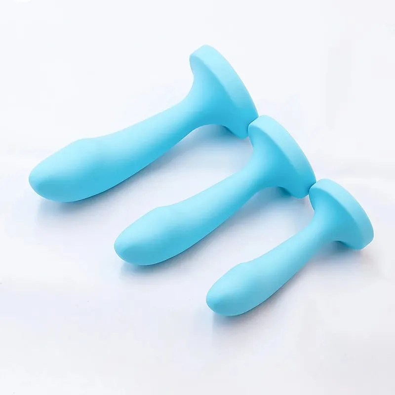 Silicone Anal Plug for Woman 3 Sizes Butt Plug Crystal Base Analplug Sex Toys For Woman Men Anal Toys Anal Dildo Adult Toys — image 4