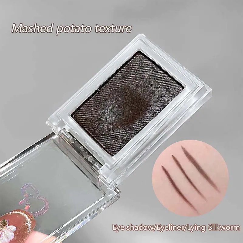 Single Eyeshadow & Eyeliner Cream High Pigment Reddish Brown Tint Eyeliner Eyeliner μακράς διαρκείας Αδιάβροχο Shimmer Eyeshadow Μακιγιάζ ματιών