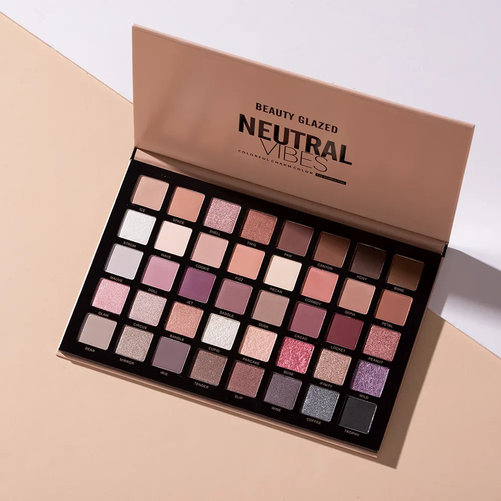Matte 40 Colors Highlight Shimmer Eye Shadow Cosmetics Palette Glitter Eyeshadow palette — image 4