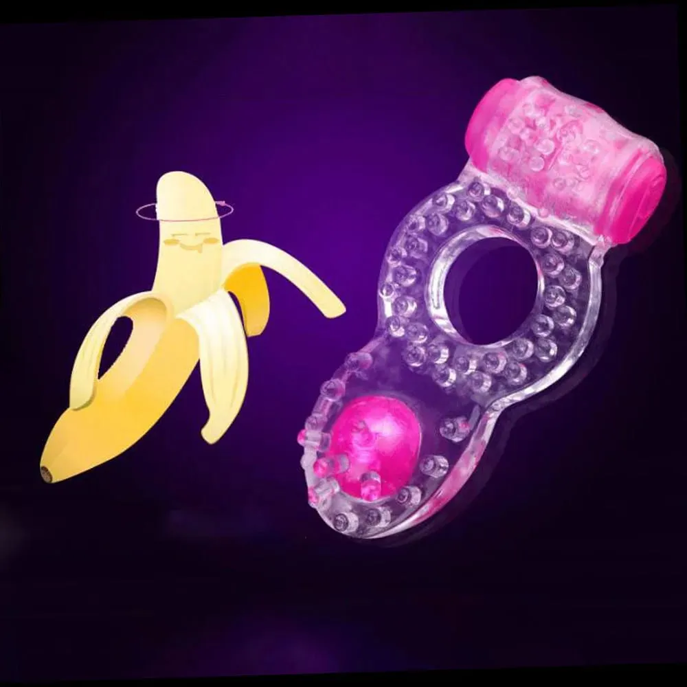 Triple Couples Dual Pleasure késleltetés Gyűrű Vibráló Ring csikló stimulátor hosszabb erekció intenzív magömlés Szexjátékok férfiaknak — image 2