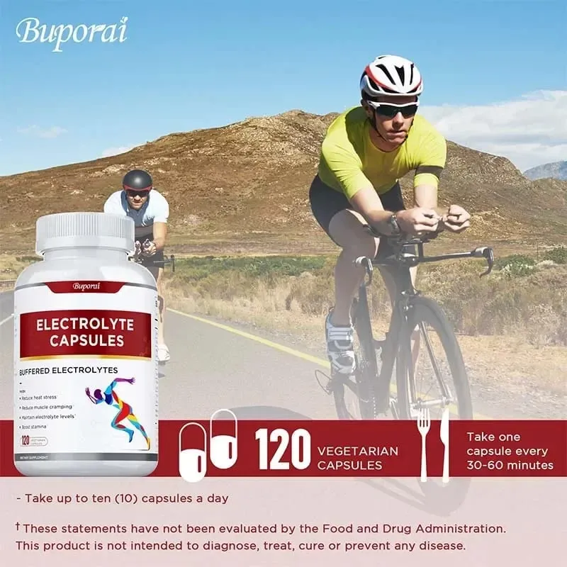 Electrolyte Capsules - Contains Vitamin D Promotes Electrolyte Balance Improves Cognitive Function Relieves Fatigue Non-GMO — image 5