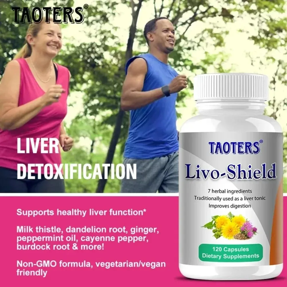 Organic Milk Thistle Extract Capsule & Dandelion for Antioxidant Detox Support Liver Health Function Herbal Supplement — image 3