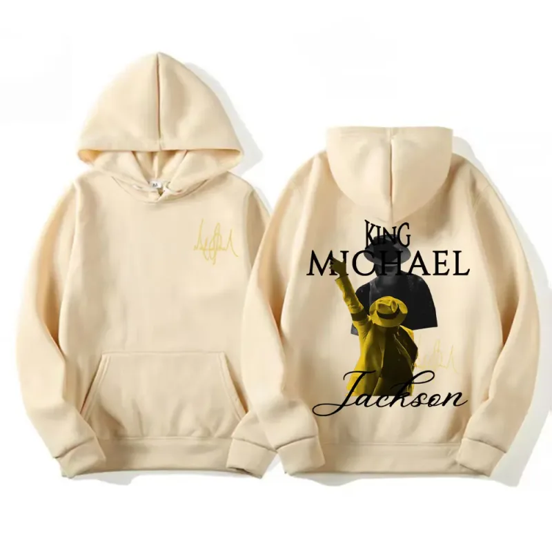 King of Pop Michael Jackson Tour Sweatshirts Men's Clothing Vintage High Street Hoodies Male Casual Long Sleeve Pullovers Hoodie — image 6