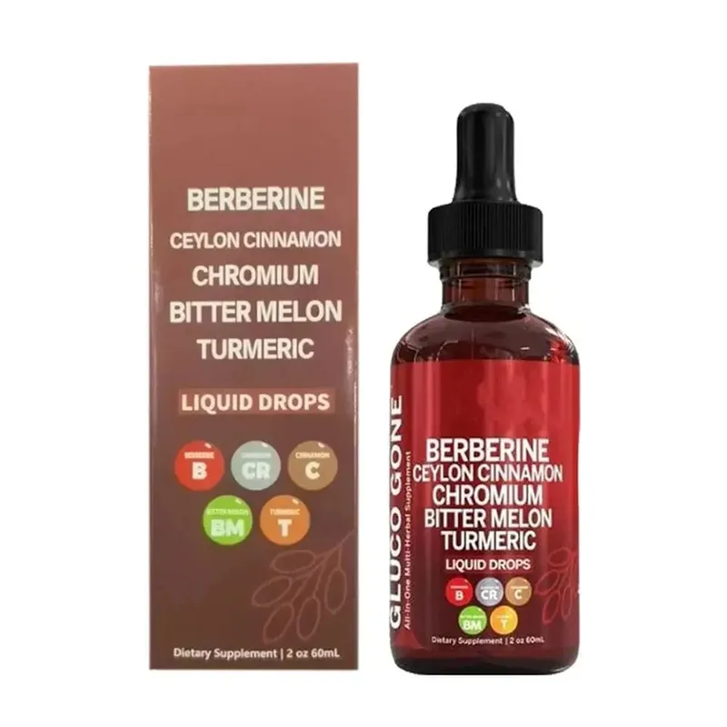 60 ml Berberine fahéjas cseppek az egészségért, az immunrendszer támogatásáért, a belek egészségének anyagcseréért, antioxidáns - ceyloni fahéj ízű