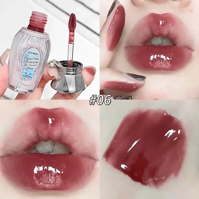 Σχήμα βάζου Water Light Lip Glaze Mirror Lipstick Lip Gloss Ενυδατικό Ενυδατικό Χρωματισμό Φθινοπωρινό χειμωνιάτικο κραγιόν μεγάλης διάρκειας