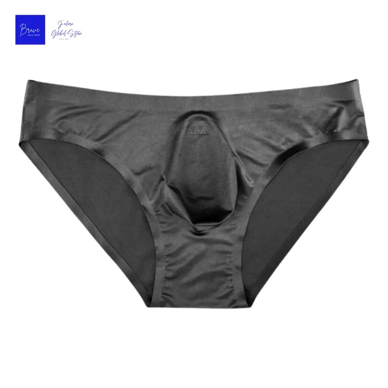 Men's Ultra-Thin Ice Silk Thong Briefs Sexy Low-Rise G-String Breathable Seamless T-Back Sports Fitness Underwear Plus Size 6XL