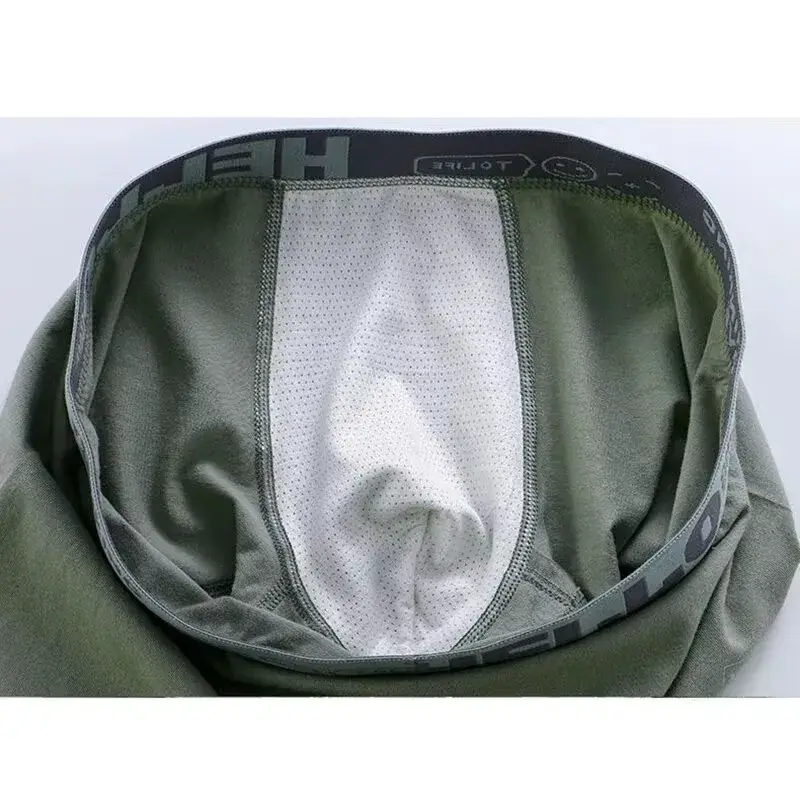 1/4 peças roupa interior masculina algodão boxer shorts roupa interior masculina calças boxer respirável u convexo roupa interior masculina sexy plus size — image 7