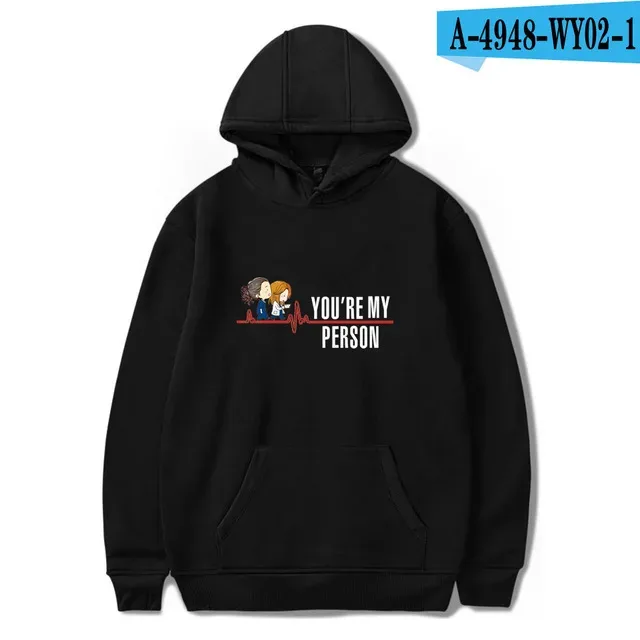 Harajuku Gray's Anatomy Tumblr Greys Anatomy moletom com capuz estampado moletom masculino/feminino confortável moletom adulto/criança — image 54