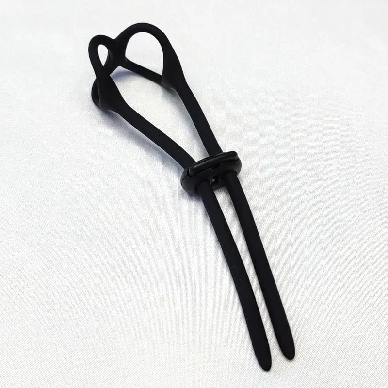 Penis Ring Reusable Silicone Semen Cock Ring Penis Enlargement Delayed Ejaculation Sex Toys For Men — image 23