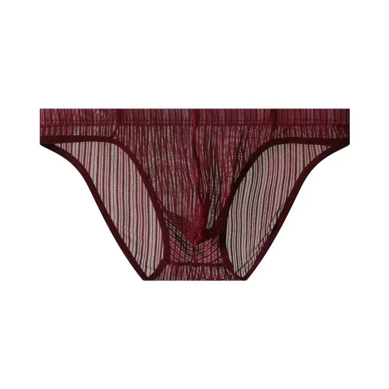 Transparent Underwear for Men See Through Briefs Bulge Pouch Underpants Soft Undies Male See Through Panty Ultra Thin Lingerie — image 6
