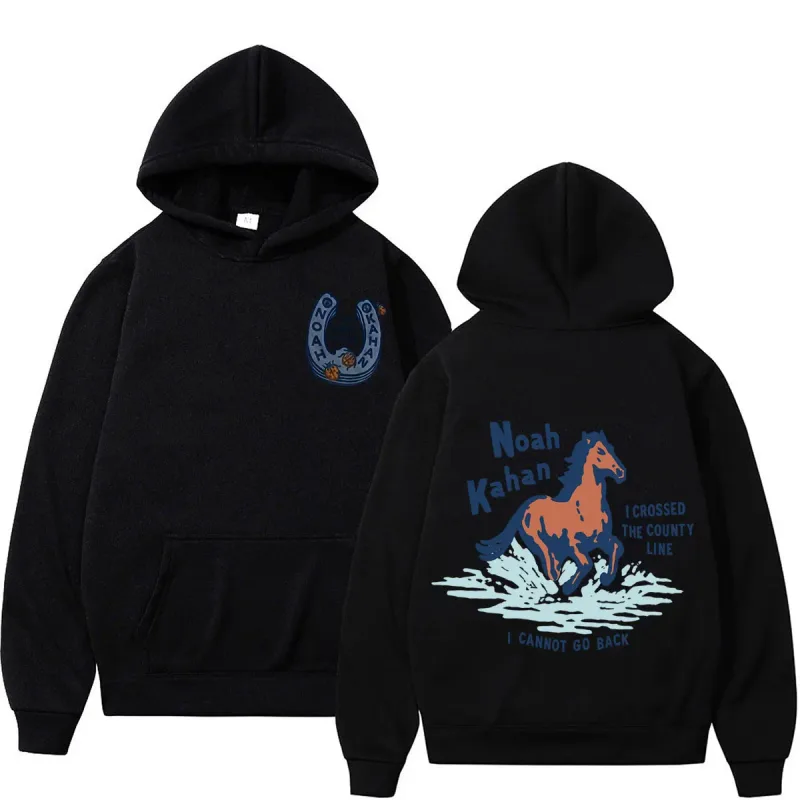 Noah Kahan The Great Divide Tour 2026 Graphic Hoodies Lalaki Babae Fashion Damit Pullover Casual Oversized Winter Sweatshirt — image 1