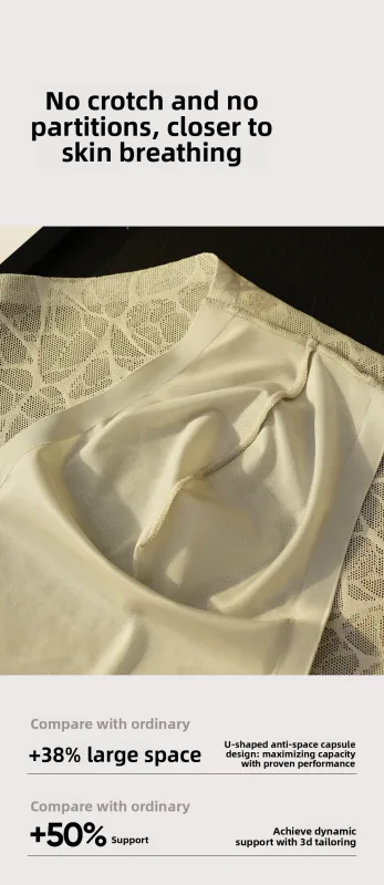 Sem costura jacquard homens triângulo roupa interior de seda gelo fina respirável calcinha de secagem rápida cuecas masculinas sexy u bulge bolsa