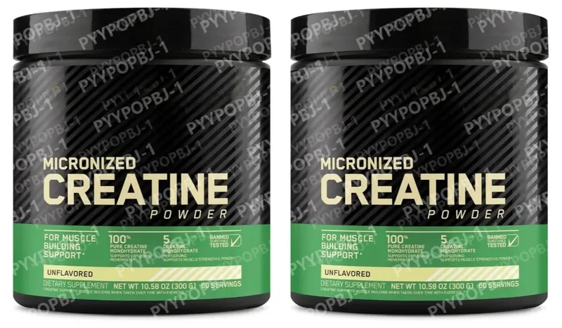 Kreatin-monohidrát por 300g Támogatás Erő Izomteljesítmény Sport Italok Usee Support Fitness Táplálkozás Támogatás