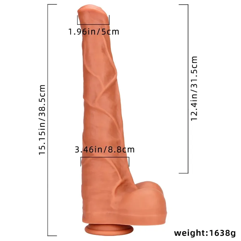 Szuper nagy lóműpés, 38,5 cm, tapadókoronggal, puha bőr, hatalmas pénisz, vastag fallosz anális dugó, női szexjátékok — image 8