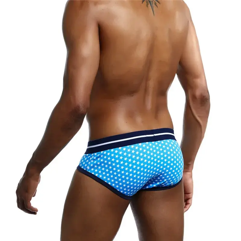 Herr Underkläder Trosor Bomullstryckt Sexiga Herr Boxershorts Slips Cueca Masculina Trosor Calcinha Calzoncillos Hombre Andas — image 14