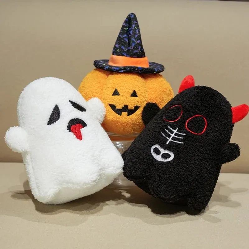 20cm Halloween Pillow Ghost Pumpkin Bat Plush Stuffed Party Prop Festival Doll Home Decro Birthday Gifts — image 2