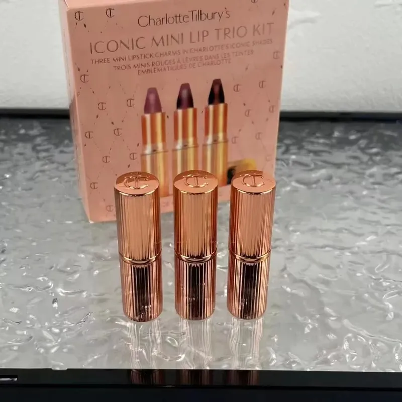Σετ κραγιόν Charlotte Tilbury Matte Smooth & Lip Liner Set Creamy Blendable & Setting Spray Set Dewy Refreshing 16H Wear Makeup — image 19