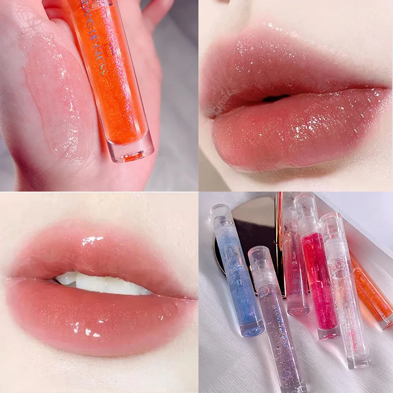 Galaxy Mirror Lip Gloss Glitter Lipgloss Διάφανο Lip Oil μακράς διαρκείας ενυδατικό κραγιόν Lipgloss Lips Cosmetics Makeup — image 5