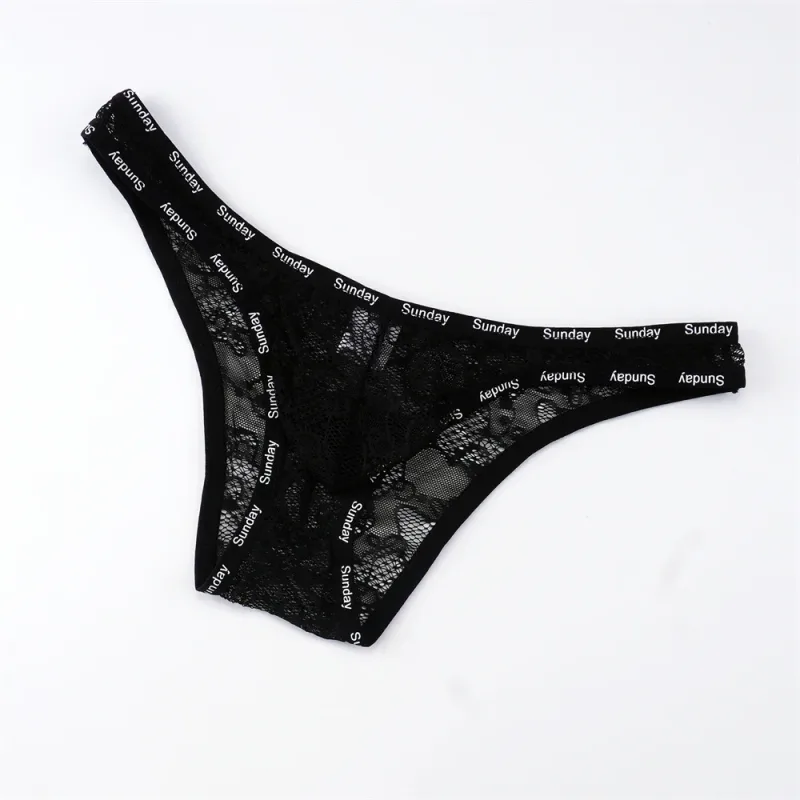 Sports Man New Low Waist Mesh Briefs Transparent Big Pouch High Quality Panties Male Lettwer Waistband Lingerie Breath Underwear — image 9