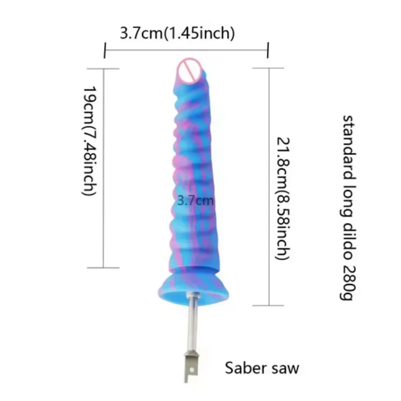 Kard szúrófűrész dugattyús fűrész nagy szilikon vibrátoros fűrész 3XLR VAC-U-LOCK adapter tartozékok Sex Machine