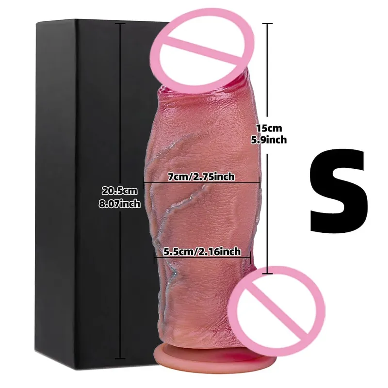 Realistic Big Dildo Huge Fake Penis With Suction Cup Flexible Artifical Dick Female Vagina Anal Masturbation For Lesbain Sex Toy — image 14