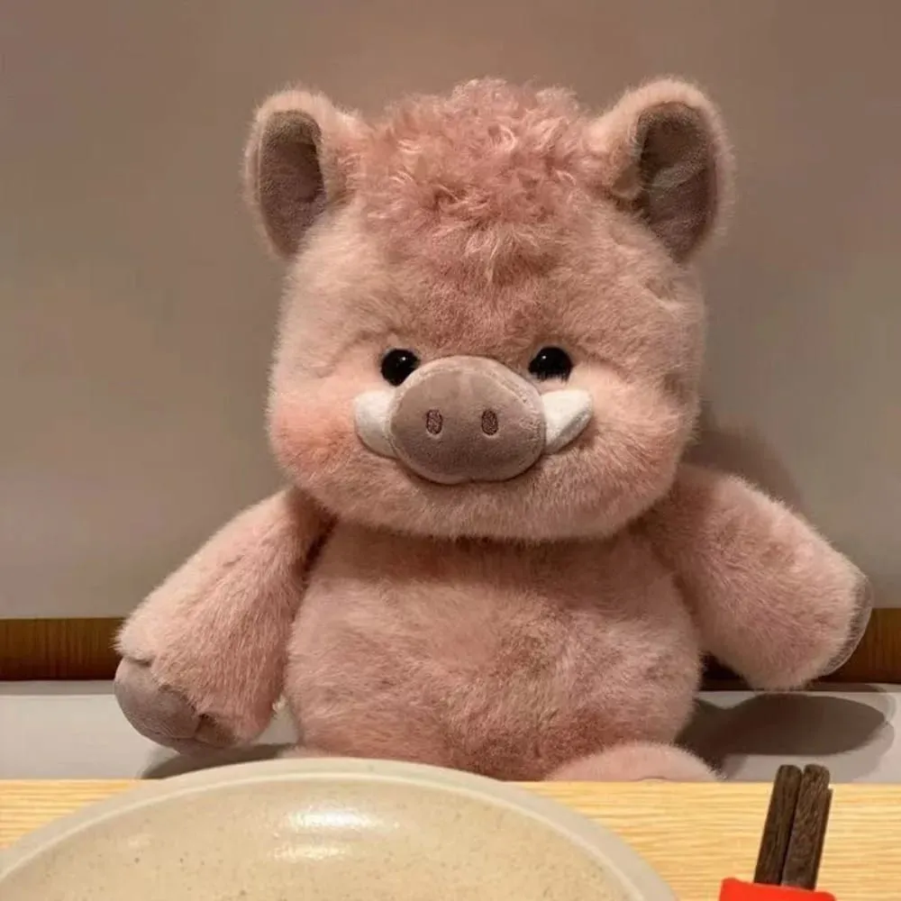 Creative Gift Soft Pig Stuffed Animal Plush Pillow Emotional Support Cute Plush Toy 17.7inch Plush Pillow