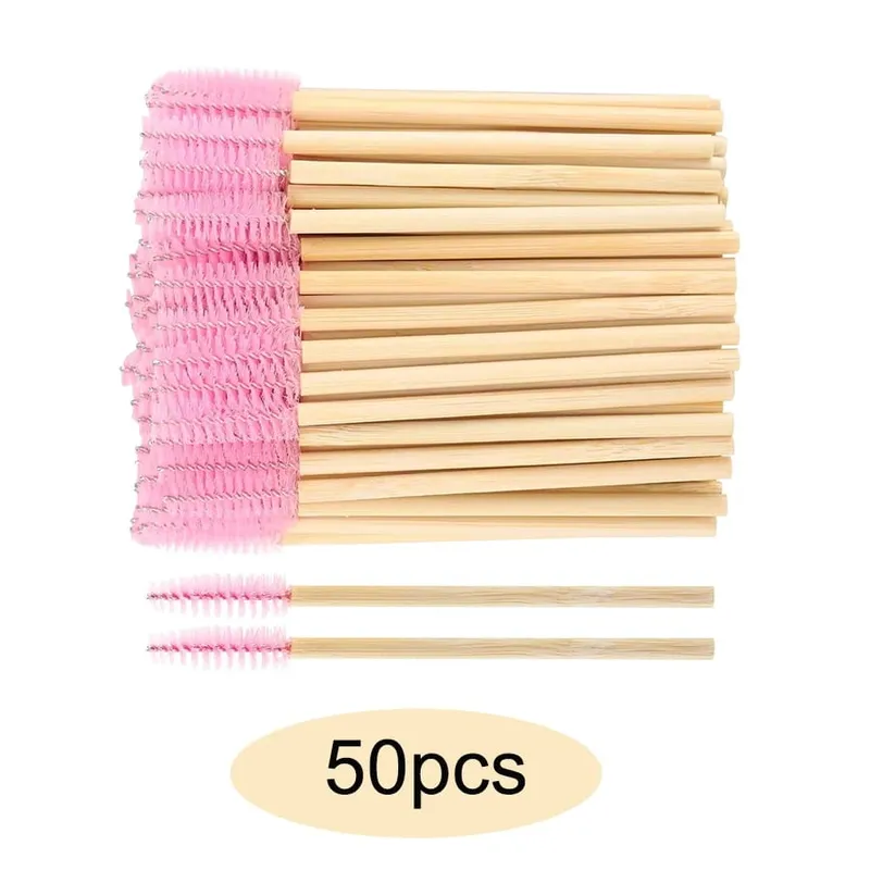 50/100/150pcs Eyelash Brushes Concealer Lash Brush Spoolies Mascara Wands Applicator for Eyelash Extension Makeup Set LAUKISS