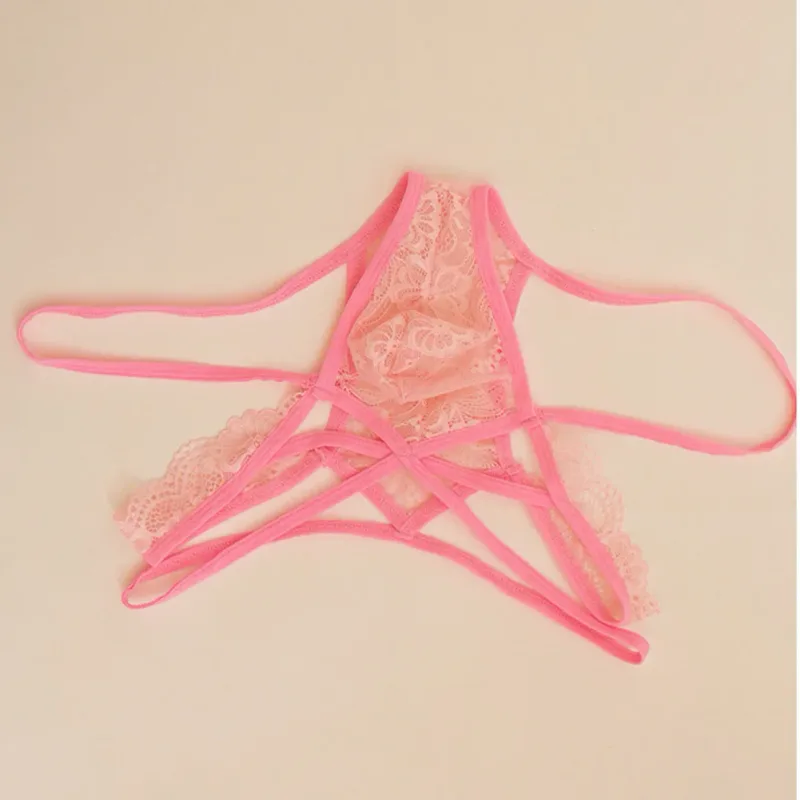 Homens sexy g-string roupa interior sexy toy masculino transparente para lingerie renda femboy bulge bolsa cintura baixa tanga calcinha masculina de verão — image 4