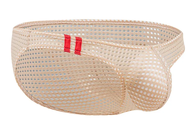 Cuecas masculinas verão respirável buracos roupa interior u convexo fino cintura baixa cuecas masculinas deslizamento calzoncillos — image 21