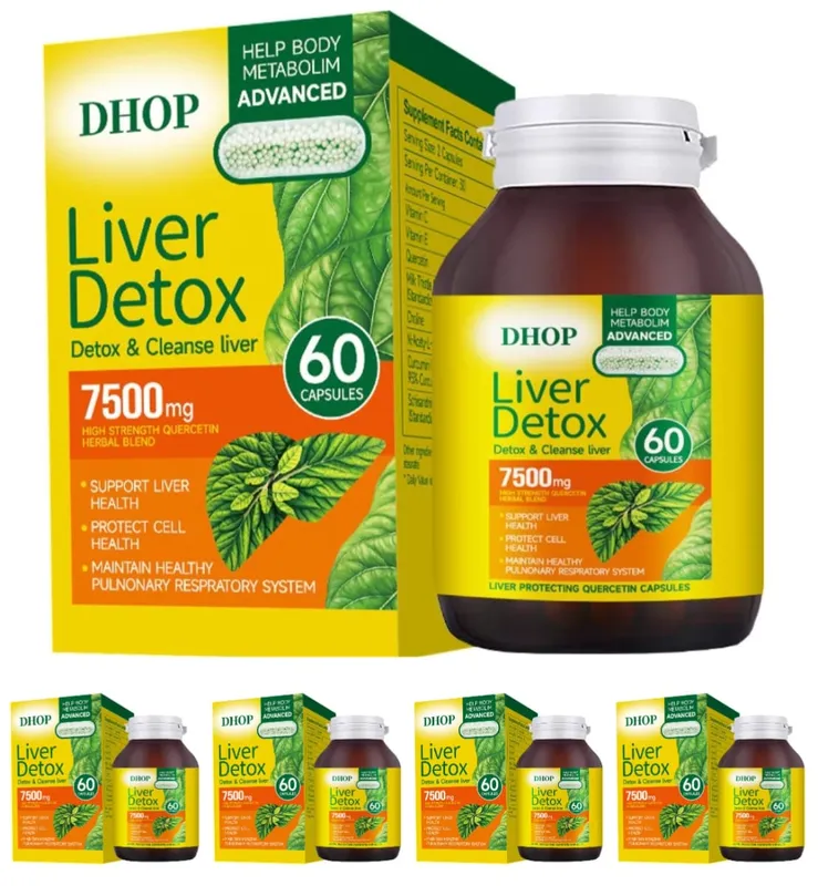 Milk Thistle Liver Health Capsules 60 Count with Vitamin C E Choline Curcumin- Supports Healthy Liver Function — image 11