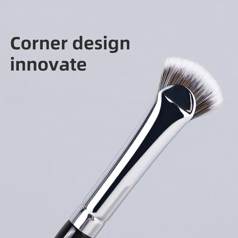 Brosse à cils en forme d'éventail, douce, sans perte, professionnelle, pour maquillage, Mascara, surligneur, poudre, outil de taches, 1 pièce — image 5