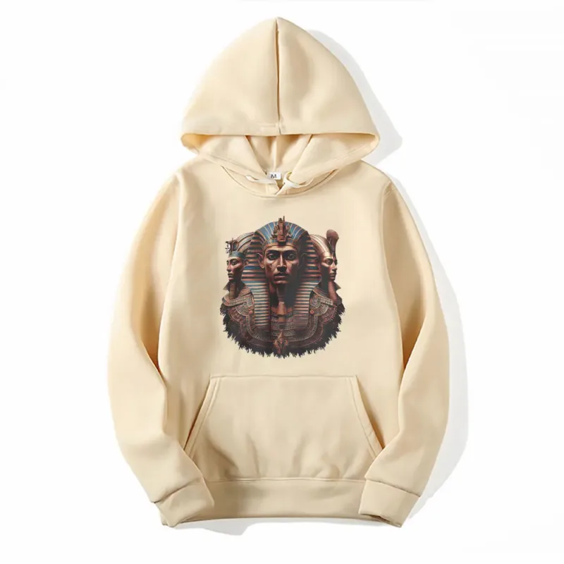 Egyptian Pharaoh Graphic Ancient Egypt Art Meme Hoodie Men Women Vintage Fashion Humor Long Sleeve Hooded Sweatshirts Streetwear — image 7