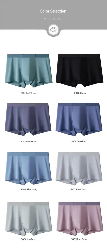 Seamless Men's Briefs Modal-Feel Men's Boxer Briefs Breathable Antibacterial Crotch Men's Boxer Shorts Men's Underwear Shorts — image 16