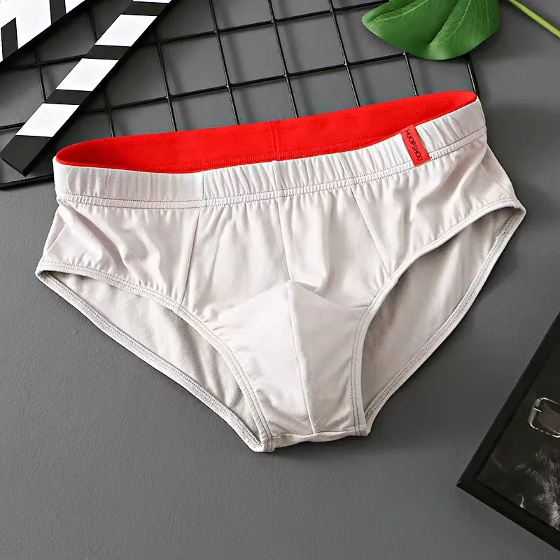 Men's ice briefs briefs Men's sensible pouch sports wicking sweat breathable mid-waist shorts 3256812597668229 — image 5