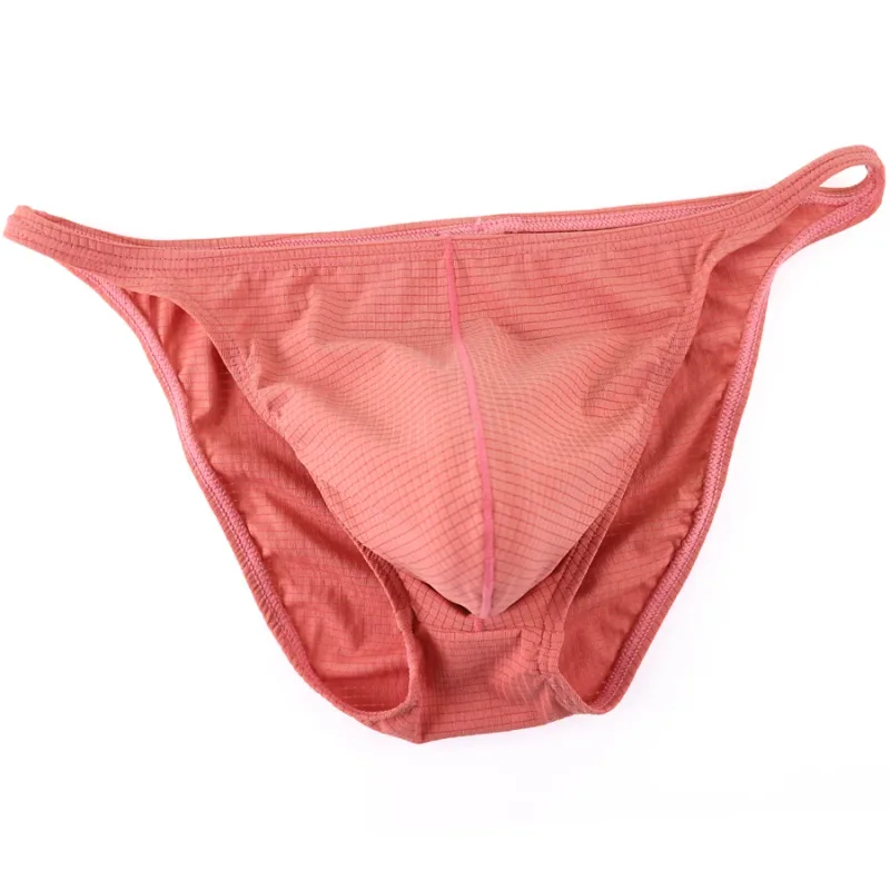 Cuecas de biquíni masculinas, roupa íntima sexy, calcinha gay, confortável, bolsa para pênis, slip hombre, cuecas masculinas, malha de nylon, secagem rápida, ht116 — image 2