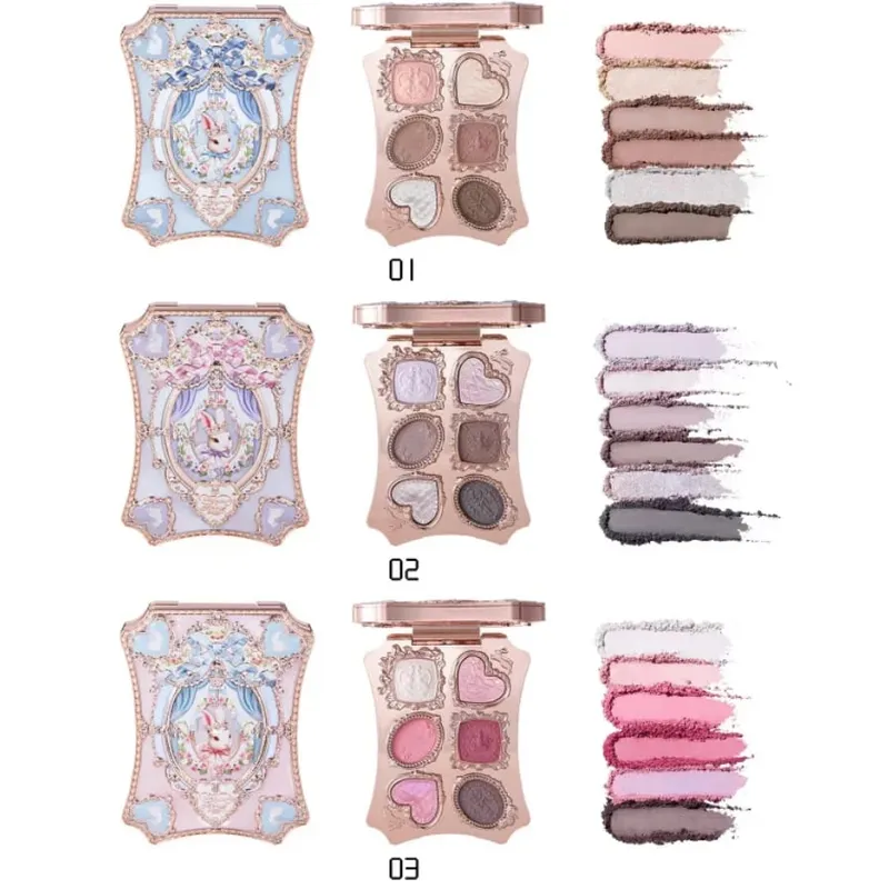 Flower Knows Makeup Professional Completa Eye Shadow Air Cushion CC Cream Blush Lipstick & Mascara Jewelry Box Σετ δώρου — image 3
