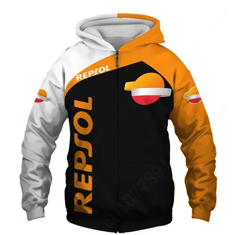 Repsol Unisex Clothing Anime Zip Hoodies Harajuku Hoodies For Men Women Casual 3D Printing Sweatshirt Essentials Pullover Top — image 6