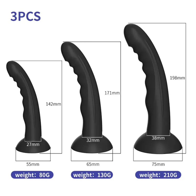 Dildo Silicone Fake Dick Big Penis Anal Butt Plug Suction Cup Prostate Massager Female Masturbator Adult Sex Toys For Woman — image 10
