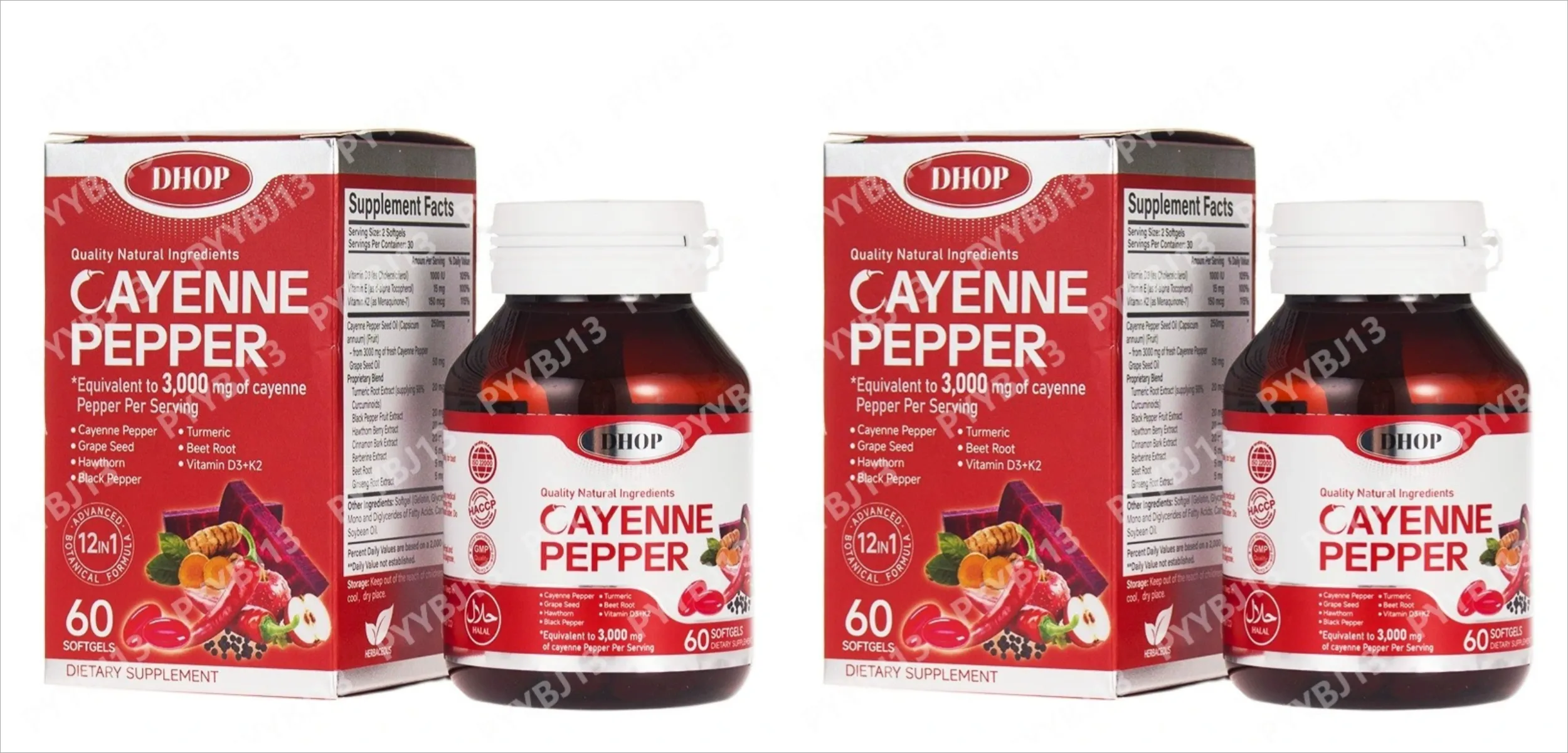 Cayenne Pepper Capsules -Daily Wellness Support- Pure Cayenne Pepper Extract - Capsaicin Supplements Vegan 60 Count unisex — image 9