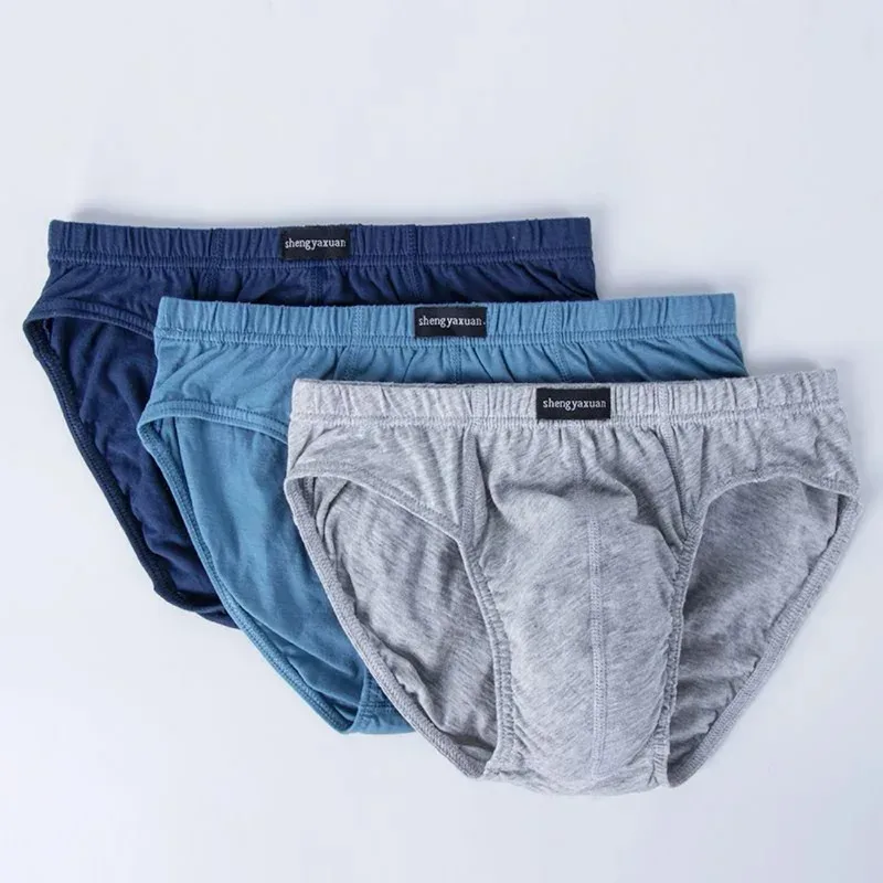Cuecas de algodão para homens cuecas masculinas calcinha calcinha shorts sexy cuecas em tamanhos xl a 6xl 2/3/4/5 pçs/lote — image 3