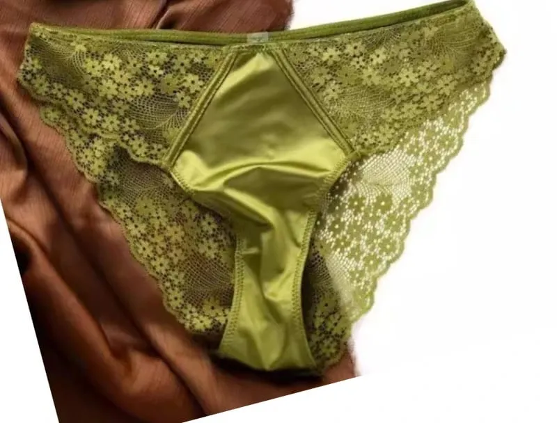 European Satin Half Cup Push Up BH Set Bügel Dünn Glatt Grün Spitze Komfortabel Sexy Dessous Für Damen 32-38 Hot Selling YEMOMO — image 10