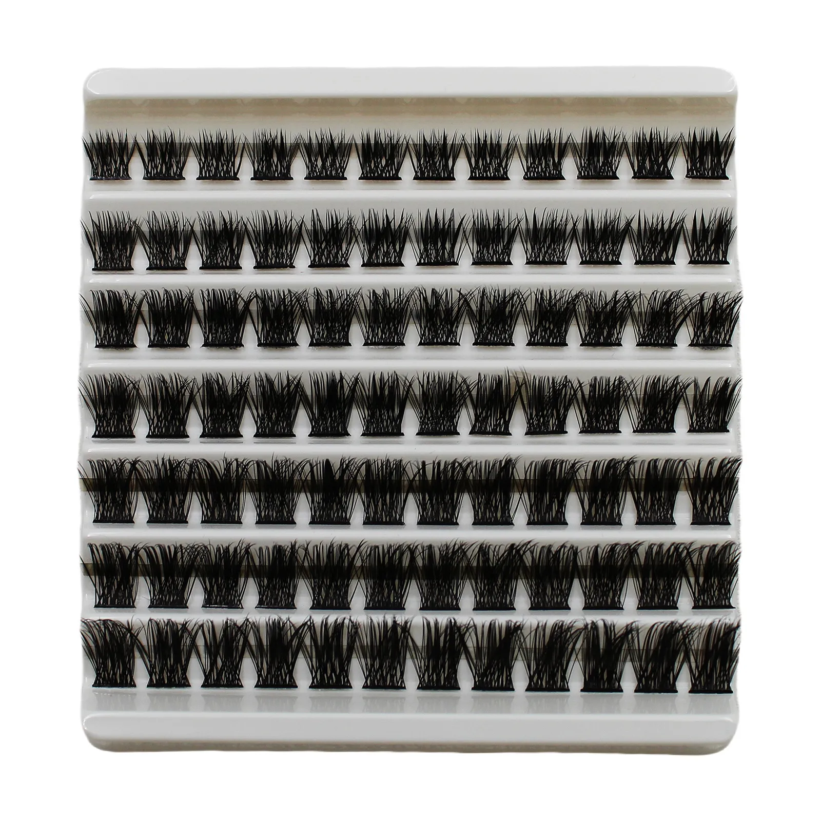 84 Clusters Individual Lashes DIY Wide Stem Curl Eyelash Extension Mixed Length Reusable Cluster Lashes for Eye Makeup