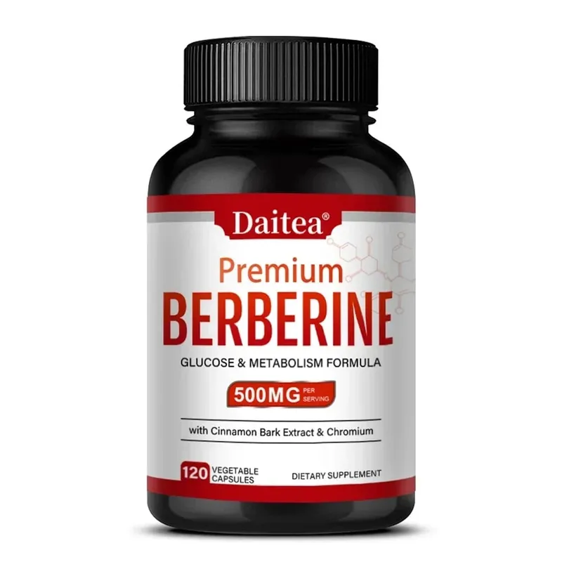 Berberine HCL 500mg Κάψουλες με Κανέλα Αντιοξειδωτική Υποστήριξη Καρδιά Μεταβολικό Καρδιαγγειακό Πεπτικό & Ανοσοποιητικό Υγεία