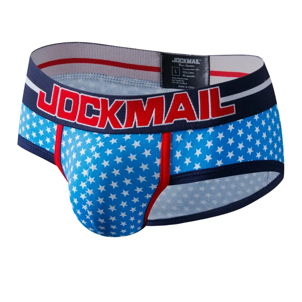 Herr Underkläder Trosor Bomullstryckt Sexiga Herr Boxershorts Slips Cueca Masculina Trosor Calcinha Calzoncillos Hombre Andas — image 20