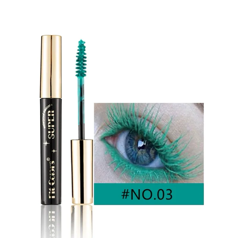 12 Colors Colored Mascara Waterproof Long-lasting Volumizing Curling Non-flaking Rainbow Eye Makeup Purple Blue Pink Green Red — image 10
